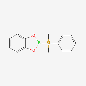 (2H-1,3,2-Benzodioxaborol-2-yl)(dimethyl)phenylsilane