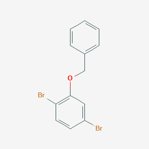 molecular formula C13H10Br2O B1426490 1,4-Dibromo-2-(phenylmethoxy)-benzene CAS No. 1017261-83-4