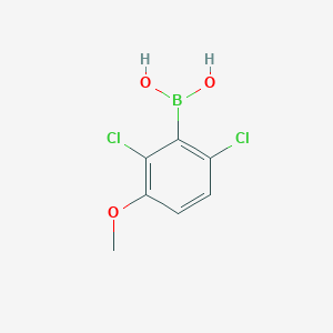 molecular formula C7H7BCl2O3 B1426496 (2,6-Dichloro-3-methoxyphenyl)boronic acid CAS No. 851756-57-5