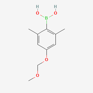 molecular formula C10H15BO4 B1426497 4-(Methoxymethoxy)-2,6-dimethylphenylboronic acid CAS No. 1000414-17-4