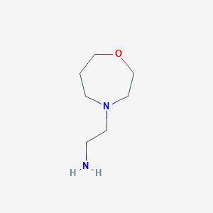 molecular formula C7H16N2O B1426502 2-(1,4-Oxazepan-4-yl)ethan-1-amine CAS No. 878155-50-1