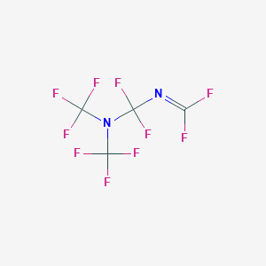 {[Bis(trifluoromethyl)amino](difluoro)methyl}carbonimidoyl