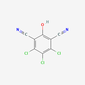 4,5,6-Trichloro-2-hydroxybenzene-1,3-dicarbonitrile