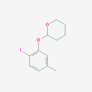 2-(2-Iodo-5-methylphenoxy)oxane