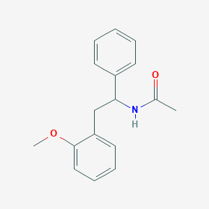 molecular formula C17H19NO2 B14265276 N-[2-(2-Methoxyphenyl)-1-phenylethyl]acetamide CAS No. 138435-22-0