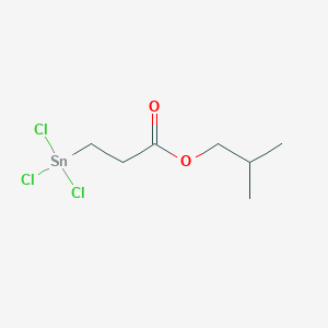 2-Methylpropyl 3-(trichlorostannyl)propanoate