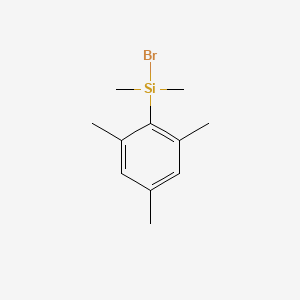 Bromo(dimethyl)(2,4,6-trimethylphenyl)silane