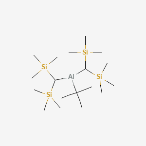 [(tert-Butylalumanediyl)dimethanetriyl]tetrakis(trimethylsilane)