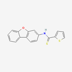 N-dibenzofuran-3-ylthiophene-2-carbothioamide