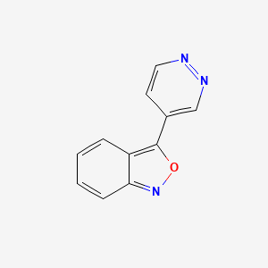 3-(Pyridazin-4-yl)-2,1-benzoxazole