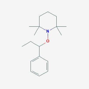 Piperidine, 2,2,6,6-tetramethyl-1-(1-phenylpropoxy)-