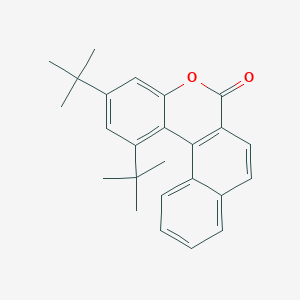 6H-Benzo[b]naphtho[1,2-d]pyran-6-one, 1,3-bis(1,1-dimethylethyl)-