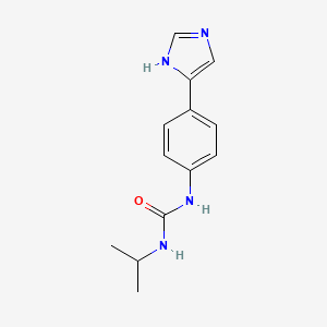 N-[4-(1H-Imidazol-5-yl)phenyl]-N'-propan-2-ylurea