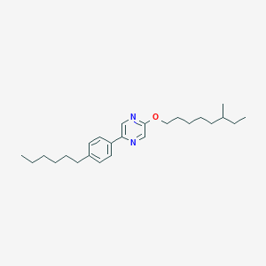 2-(4-Hexylphenyl)-5-[(6-methyloctyl)oxy]pyrazine