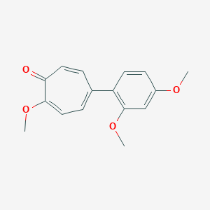 5-(2,4-Dimethoxyphenyl)-2-methoxycyclohepta-2,4,6-trien-1-one