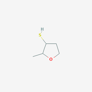 molecular formula C5H10OS B142655 2-甲基四氢呋喃-3-硫醇 CAS No. 57124-87-5
