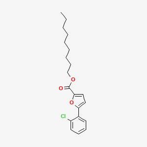 Nonyl 5-(2-chlorophenyl)furan-2-carboxylate