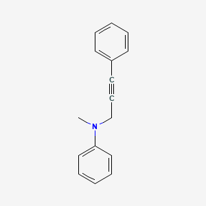 Benzenamine, N-methyl-N-(3-phenyl-2-propynyl)-