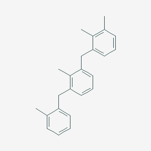 1,2-Dimethyl-3-({2-methyl-3-[(2-methylphenyl)methyl]phenyl}methyl)benzene