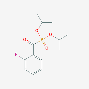 Phosphonic acid, (2-fluorobenzoyl)-, bis(1-methylethyl) ester