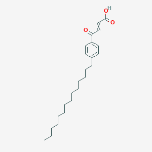 molecular formula C24H36O3 B14265530 4-Oxo-4-(4-tetradecylphenyl)but-2-enoic acid CAS No. 134531-40-1