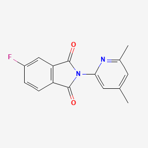 1H-Isoindole-1,3(2H)-dione, 2-(4,6-dimethyl-2-pyridinyl)-5-fluoro-