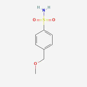 molecular formula C8H11NO3S B1426558 4-(Methoxymethyl)benzene-1-sulfonamide CAS No. 1426229-01-7