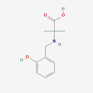 Alanine, N-[(2-hydroxyphenyl)methyl]-2-methyl-