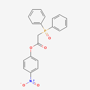 Acetic acid, (diphenylphosphinyl)-, 4-nitrophenyl ester