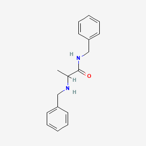 molecular formula C17H20N2O B14265619 N-Benzyl-2-benzylaminopropanamide CAS No. 142713-67-5