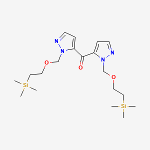 Methanone, bis[1-[[2-(trimethylsilyl)ethoxy]methyl]-1H-pyrazol-5-yl]-