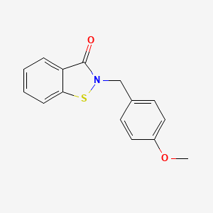 2-[(4-Methoxyphenyl)methyl]-1,2-benzothiazol-3-one