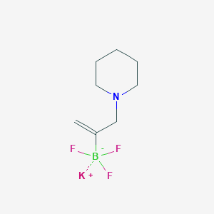 molecular formula C8H14BF3KN B1426571 3-(哌啶-1-基)丙-1-烯-2-基三氟硼酸钾 CAS No. 1357559-49-9