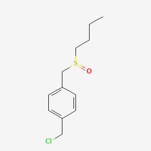 Benzene, 1-[(butylsulfinyl)methyl]-4-(chloromethyl)-