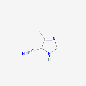 4-Methyl-2,5-dihydro-1H-imidazole-5-carbonitrile