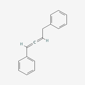 Benzene, 1,1'-(1,2-butadiene-1,4-diyl)bis-