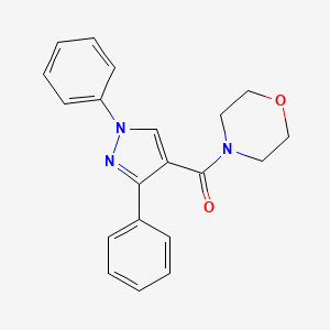 Morpholine, 4-[(1,3-diphenyl-1H-pyrazol-4-yl)carbonyl]-