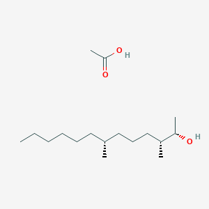 acetic acid;(2S,3R,7R)-3,7-dimethyltridecan-2-ol