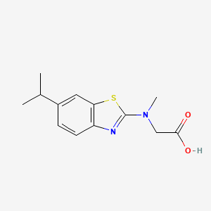 B1426594 N-(6-isopropyl-1,3-benzothiazol-2-yl)-N-methylglycine CAS No. 1352999-56-4