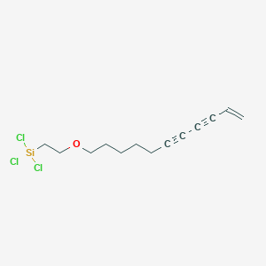 Trichloro{2-[(undec-10-ene-6,8-diyn-1-yl)oxy]ethyl}silane