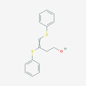 3,4-Bis(phenylsulfanyl)but-3-en-1-ol