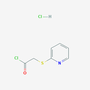 molecular formula C7H7Cl2NOS B1426601 (吡啶-2-基硫代)乙酰氯盐酸盐 CAS No. 1332531-12-0