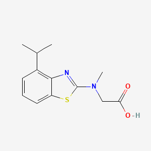 B1426608 N-(4-isopropyl-1,3-benzothiazol-2-yl)-N-methylglycine CAS No. 1353000-12-0