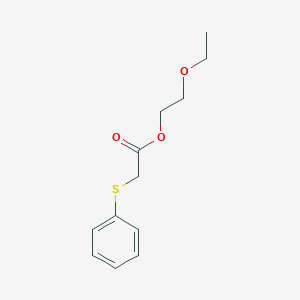 2-Ethoxyethyl (phenylsulfanyl)acetate