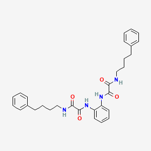 N~1~,N~1'~-(1,2-Phenylene)bis[N~2~-(4-phenylbutyl)ethanediamide]