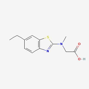 N-(6-ethyl-1,3-benzothiazol-2-yl)-N-methylglycine