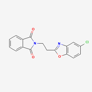 2-[2-(5-chloro-1,3-benzoxazol-2-yl)ethyl]-1H-isoindole-1,3(2H)-dione