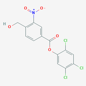 2,4,5-Trichlorophenyl 4-(hydroxymethyl)-3-nitrobenzoate