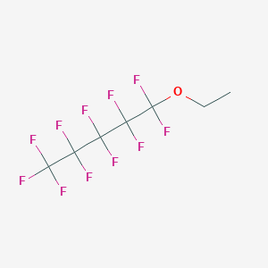 molecular formula C5F11OCH2CH3<br>C7H5F11O B14266284 1-Ethoxy-1,1,2,2,3,3,4,4,5,5,5-undecafluoropentane CAS No. 181214-75-5