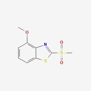 molecular formula C9H9NO3S2 B1426629 4-Methoxy-2-(methylsulfonyl)benzo[d]thiazole CAS No. 1334368-43-2